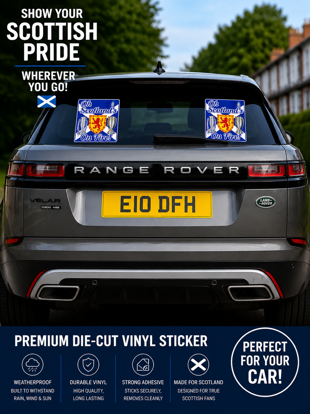 Oh Scotland's On Fire! Sticker