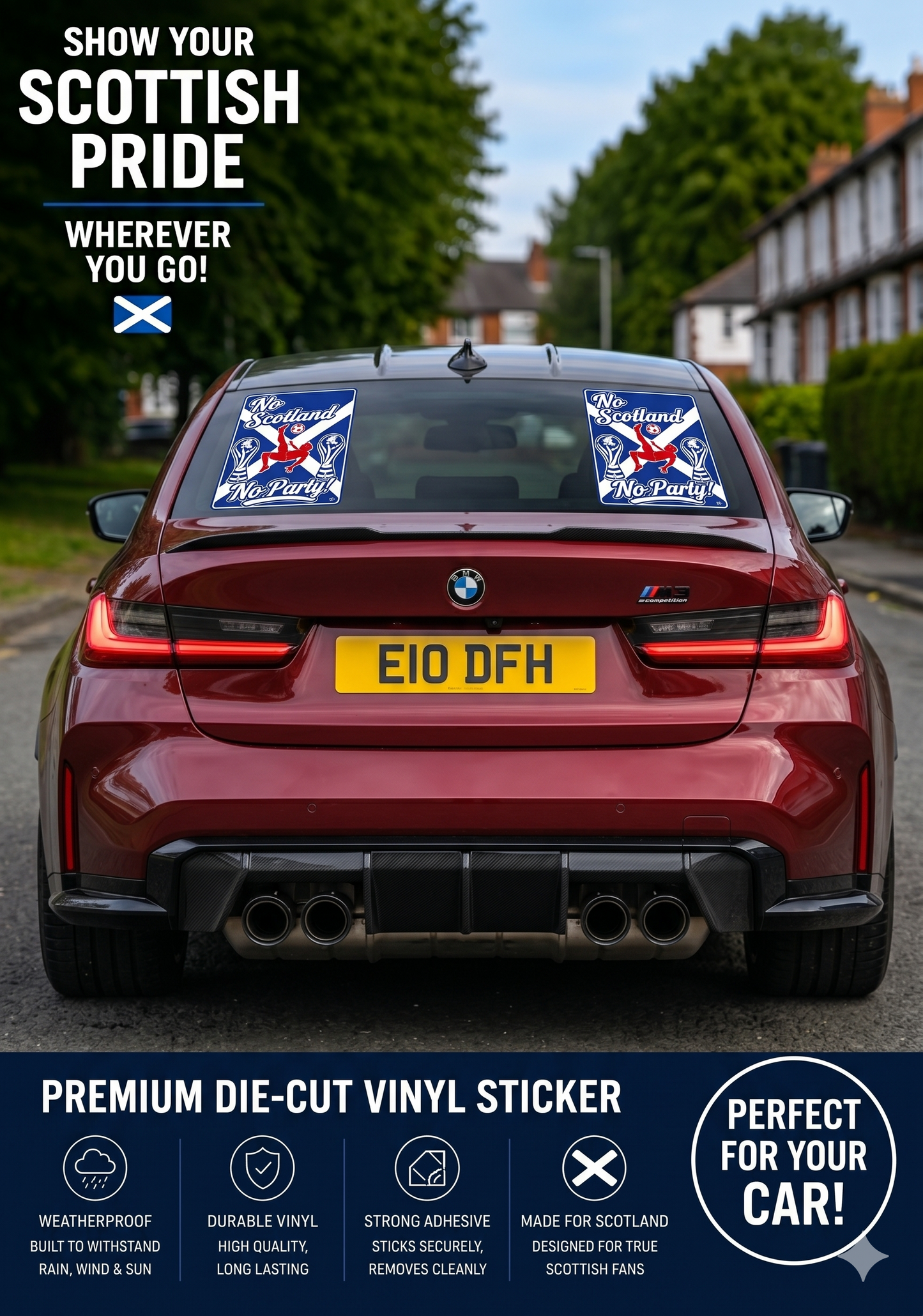 No Scotland No Party! Sticker