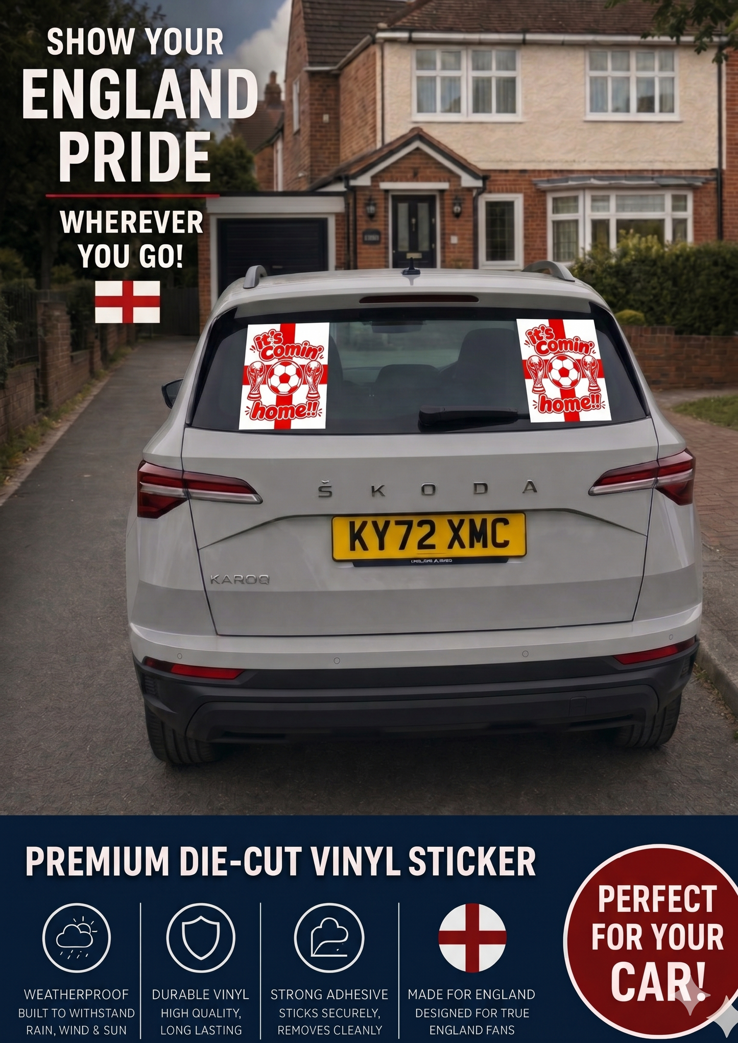 It's Comin' Home England Sticker