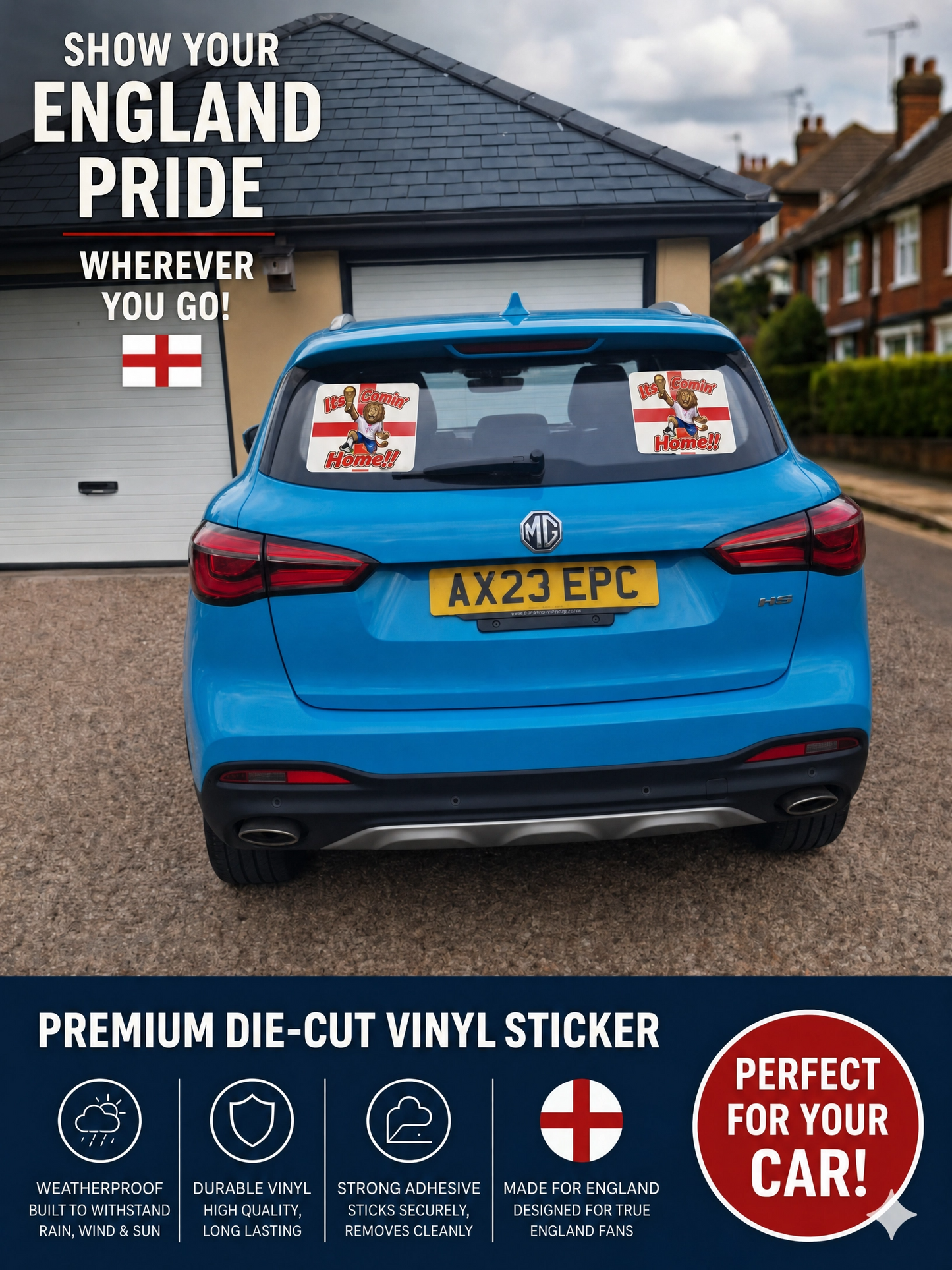 It's Comin' Home England Sticker