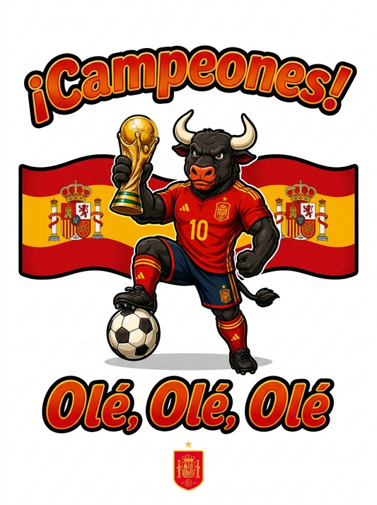 Campeones! Olé Olé Olé España Sticker