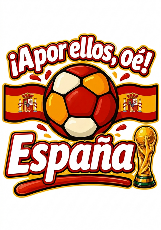 ¡A por ellos, oé! España Sticker