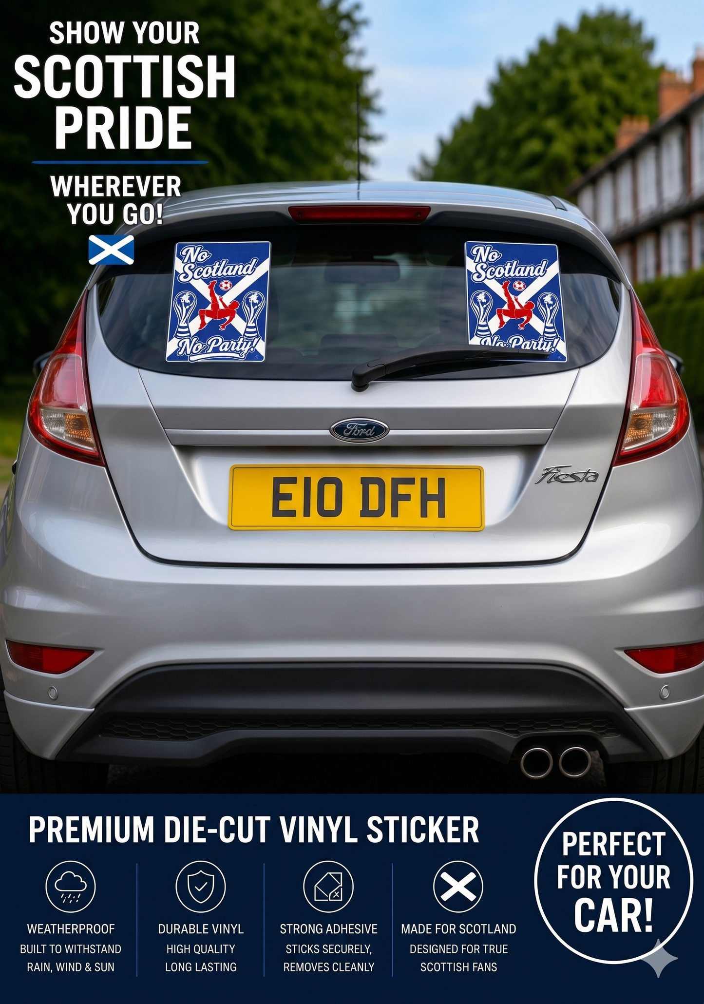 No Scotland No Party! Sticker