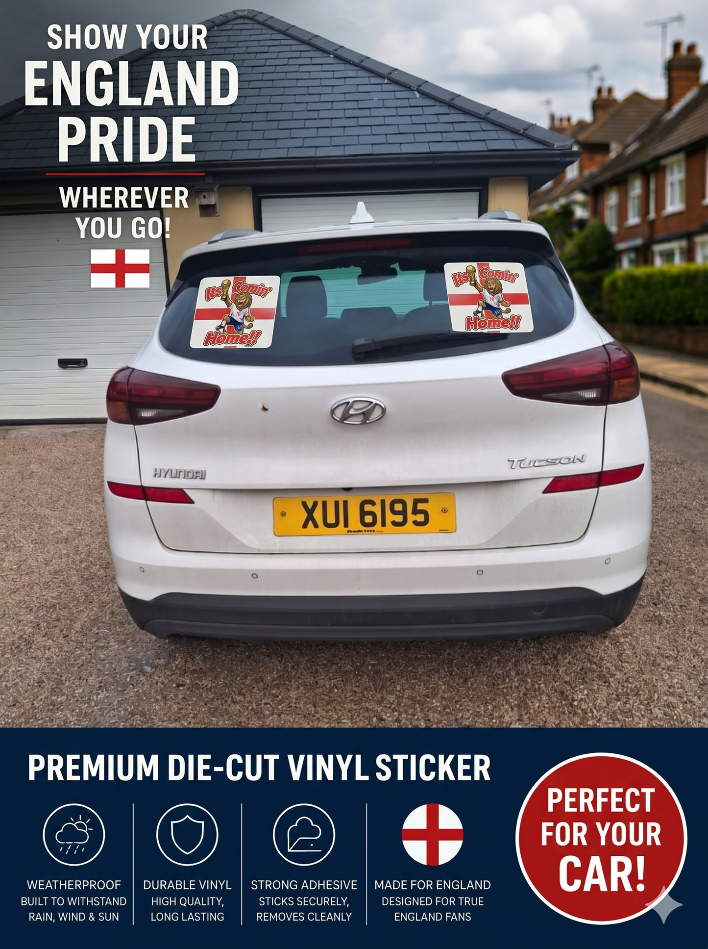 It's Comin' Home England Sticker