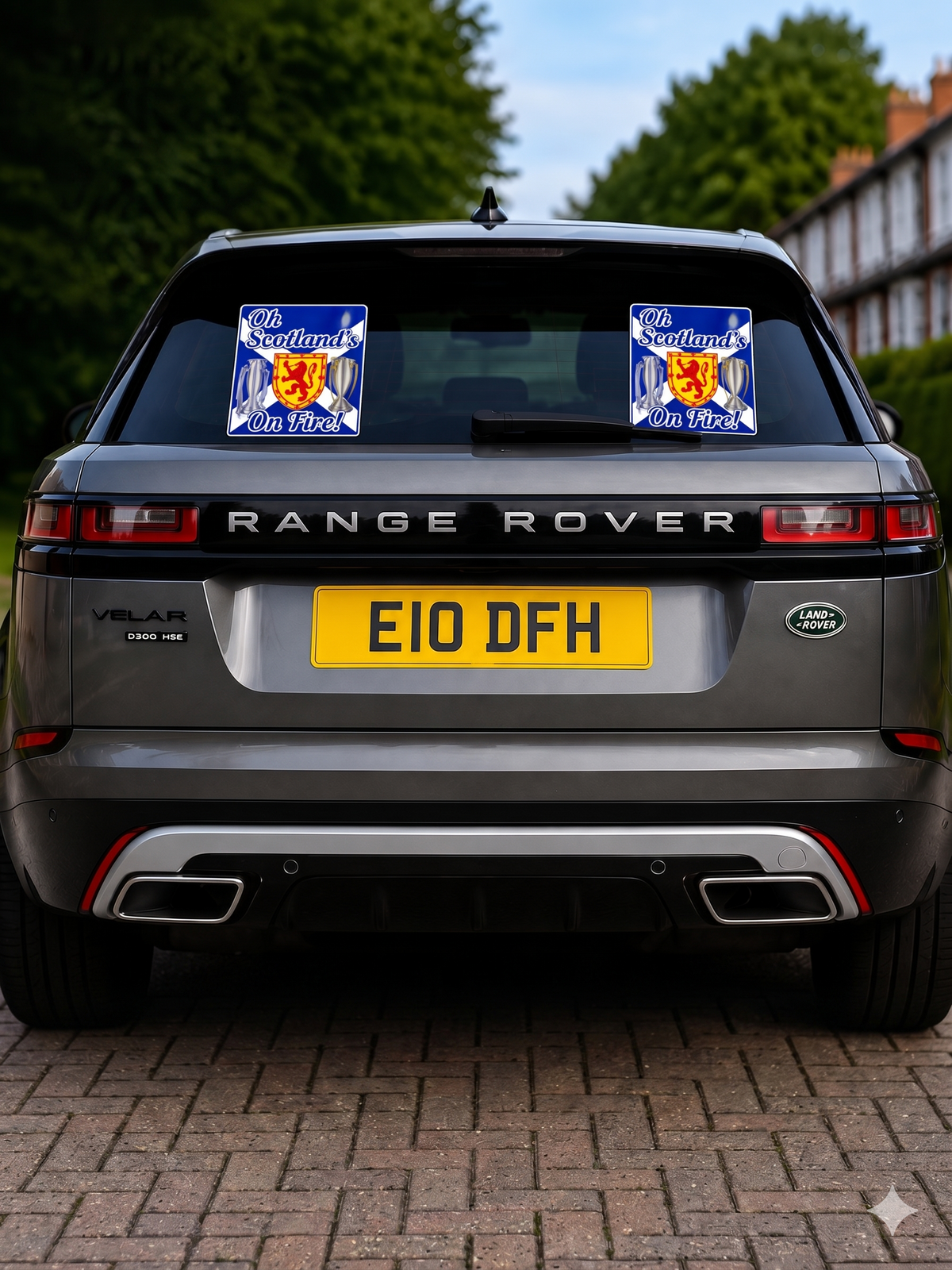 Oh Scotland's On Fire! Sticker