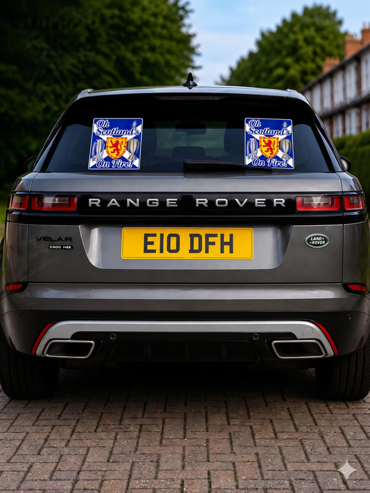 Oh Scotland's On Fire! Sticker