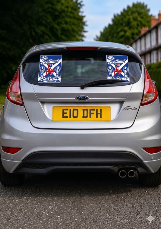 No Scotland No Party! Sticker