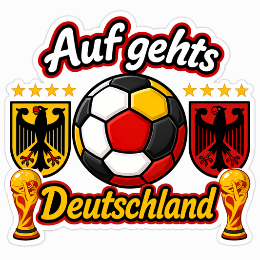 Auf gehts Deutschland! Sticker